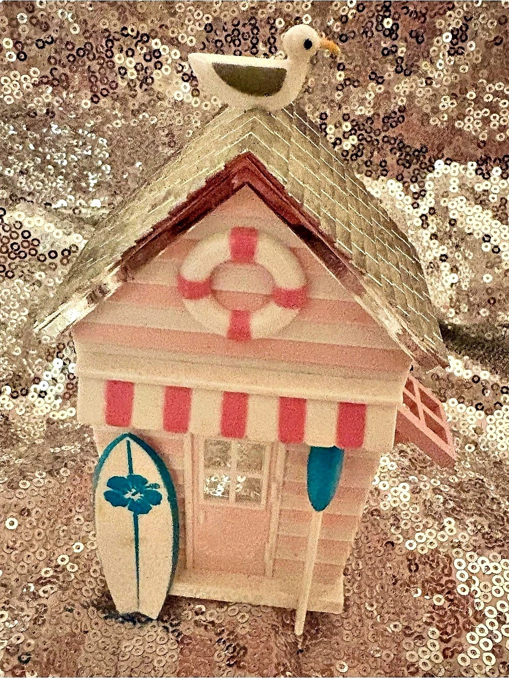 Bath & Body Works Beach House Wallflower Plug Pink & White